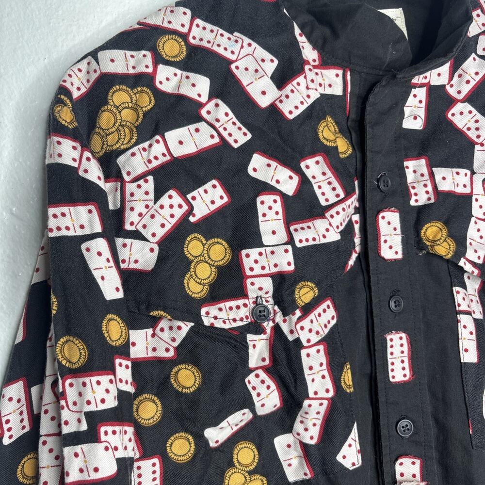 VTG 80s Mo Betta Western Shirt Poker Chips Gambler Maury Tate Made By Imogene